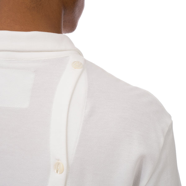 A-COLD-WALL* | Recut Polo Longsleeve Shirt White - Concrete