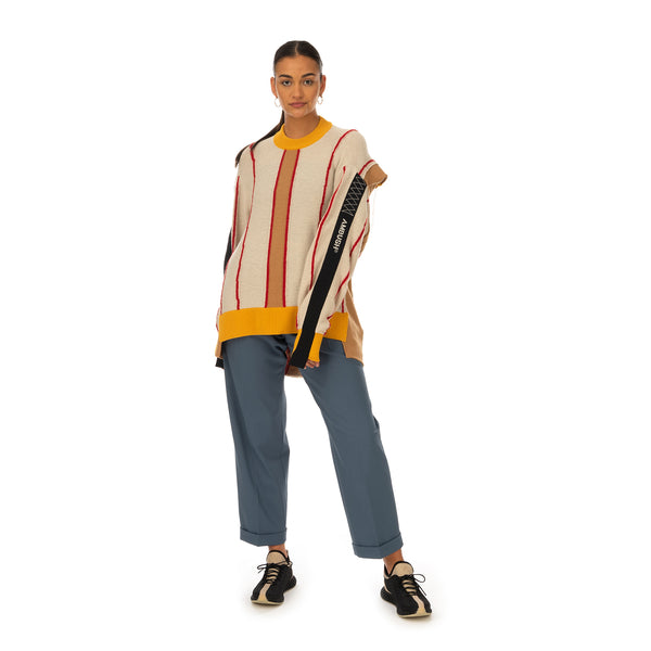 AMBUSH | Folding Crewneck Knit 2 Beige / Multi - Concrete