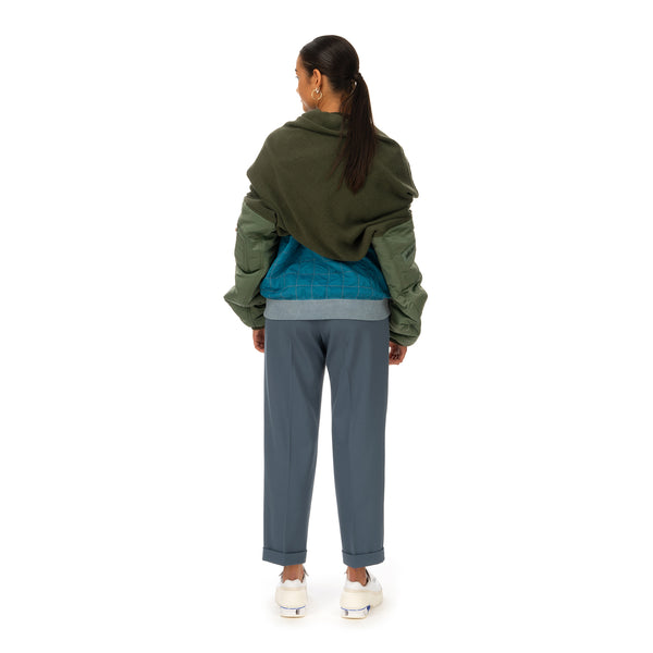 AMBUSH | Mix MA-1 Sleeve Scarf Khaki - Concrete