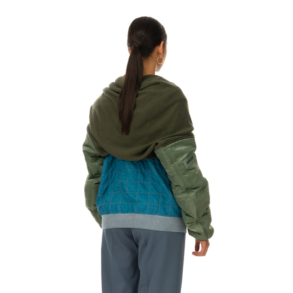 AMBUSH | Mix MA-1 Sleeve Scarf Khaki - Concrete