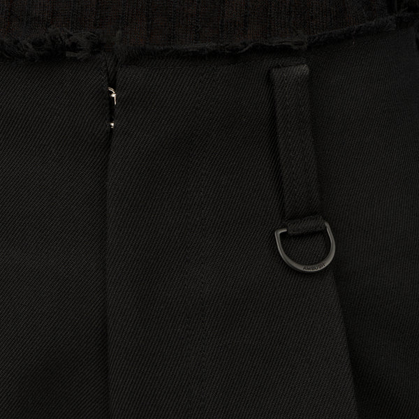 AMBUSH | Wool Nikka Pants Black - Concrete