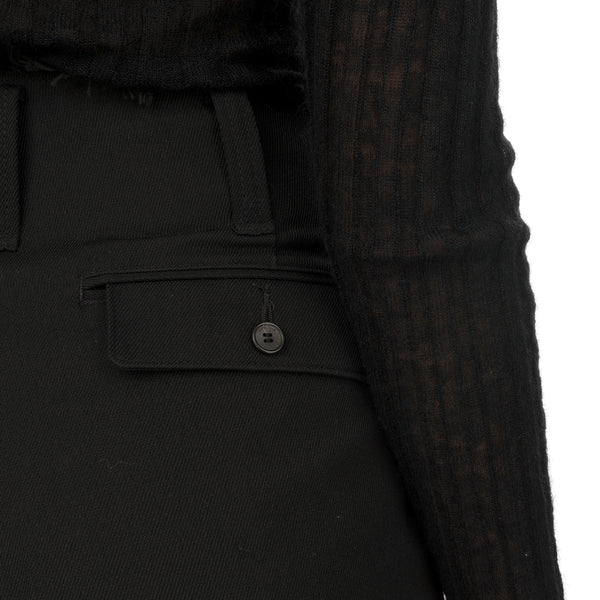 AMBUSH | Wool Nikka Pants Black - Concrete