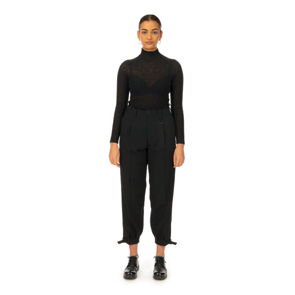 AMBUSH | Wool Nikka Pants Black - Concrete