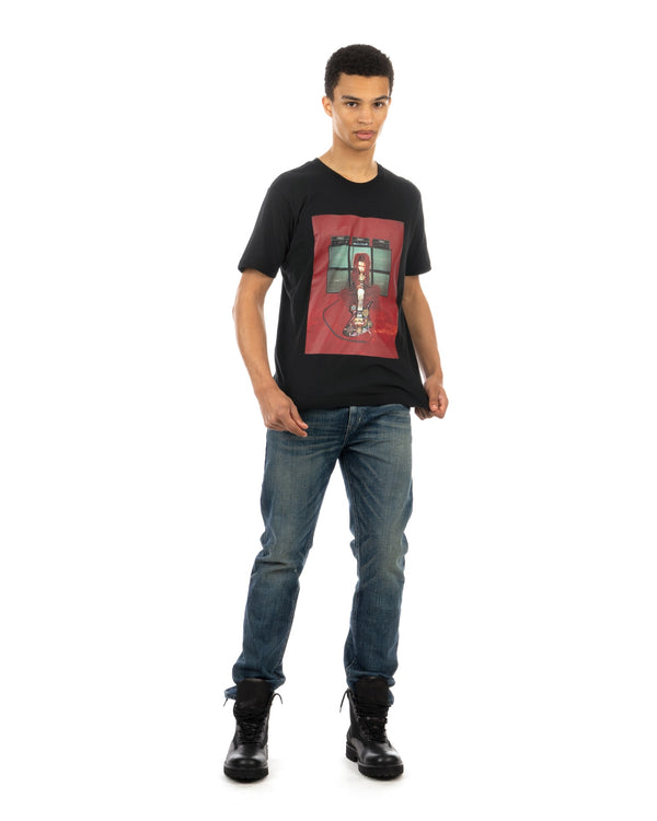 Medicom Toy | x AMPLIFIER Hide T-Shirt (design H) Black - Concrete
