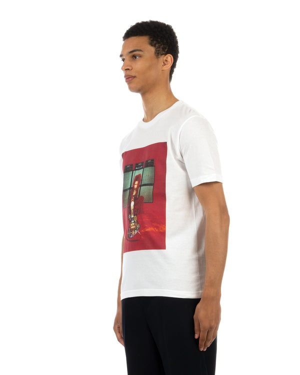 Medicom Toy | x AMPLIFIER Hide T-Shirt (design H) White - Concrete