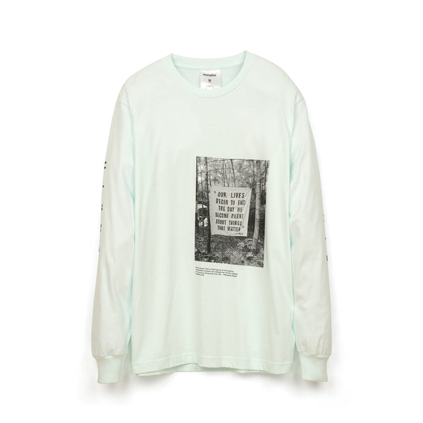 Akomplice | Earth Rights L/S T-Shirt Mint - Concrete