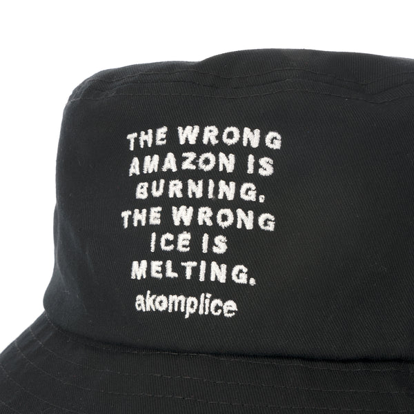 Akomplice | Wrong Amazon Bucket Hat Black - Concrete