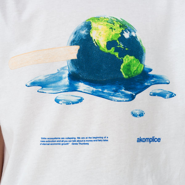 Akomplice | The Melting T-Shirt White - Concrete