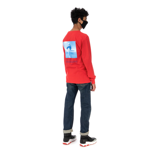 Akomplice | We Are Ocean L/S T-Shirt Tomato - Concrete