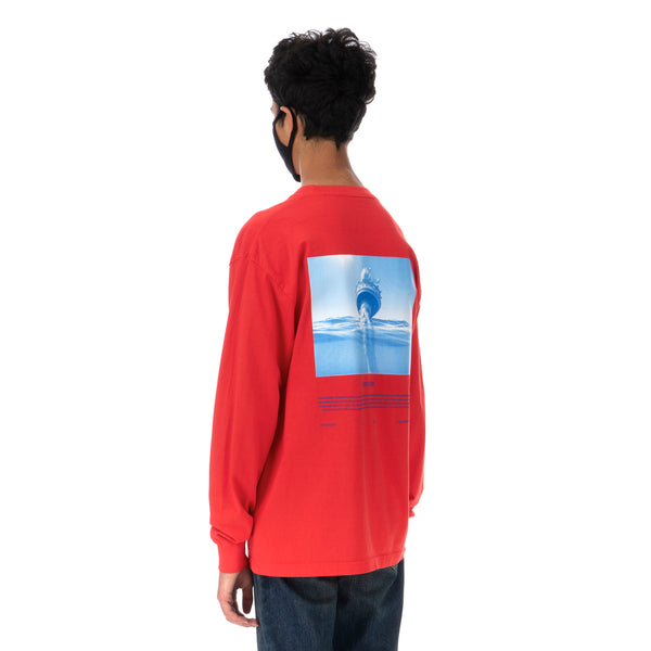 Akomplice | We Are Ocean L/S T-Shirt Tomato - Concrete