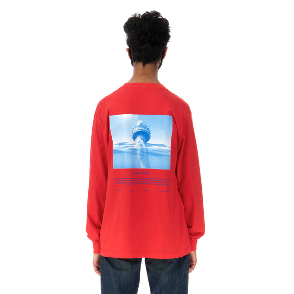 Akomplice | We Are Ocean L/S T-Shirt Tomato - Concrete