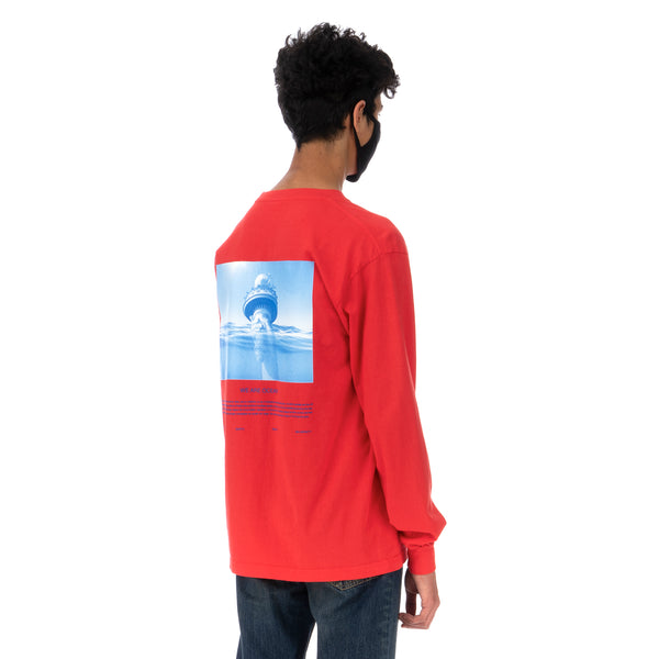 Akomplice | We Are Ocean L/S T-Shirt Tomato - Concrete
