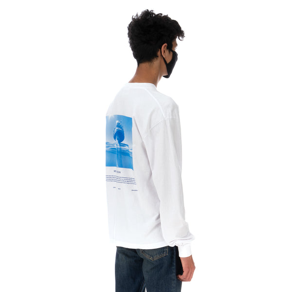 Akomplice | We Are Ocean L/S T-Shirt White - Concrete