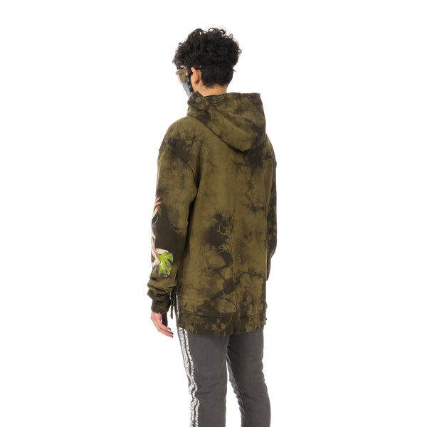 ALCHEMIST | Amazonia Utility Zip-Up Hoodie Kalamata Stone Wash - Concrete
