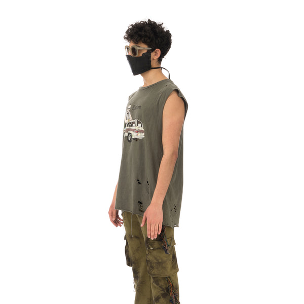 ALCHEMIST | Halcones Muscle T-Shirt Kalamata - Concrete