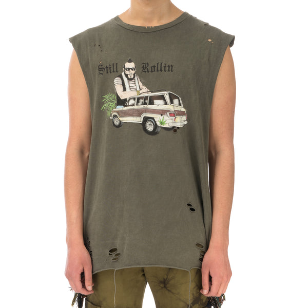 ALCHEMIST | Halcones Muscle T-Shirt Kalamata - Concrete