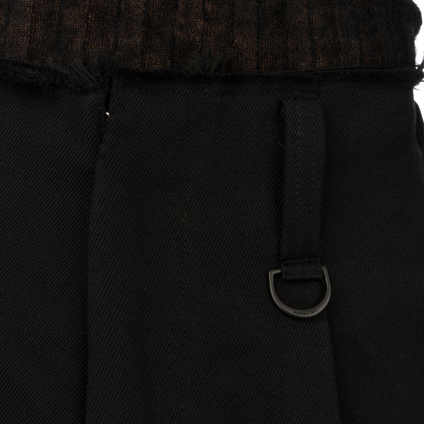 AMBUSH | Wool Nikka Pants Black - Concrete