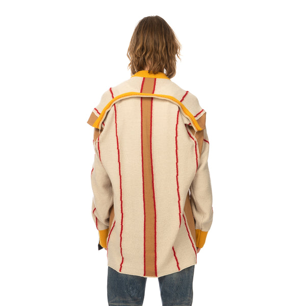 AMBUSH | Folding Crewneck Knit 2 Beige / Multi - Concrete