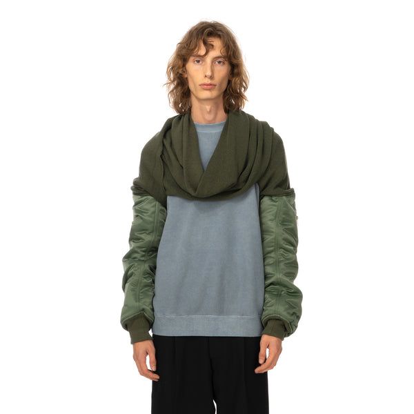 AMBUSH | Mix MA-1 Sleeve Scarf Khaki - Concrete