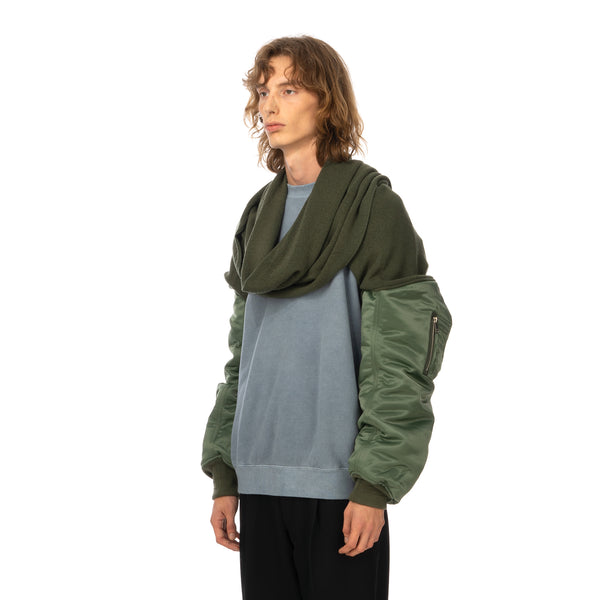 AMBUSH | Mix MA-1 Sleeve Scarf Khaki - Concrete