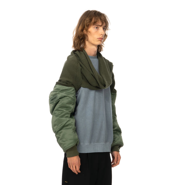 AMBUSH | Mix MA-1 Sleeve Scarf Khaki - Concrete