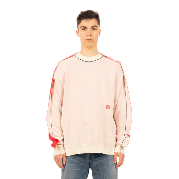 AMBUSH | Fin Knit Sweater White / Red - Concrete
