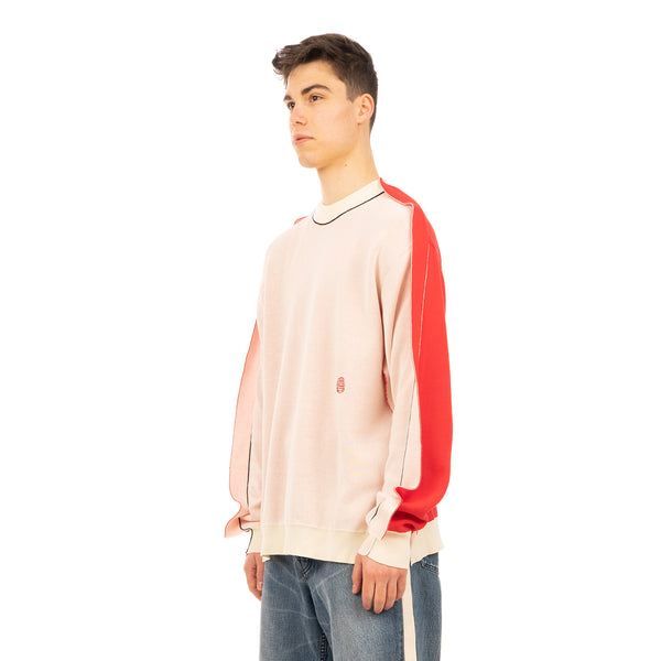AMBUSH | Fin Knit Sweater White / Red - Concrete