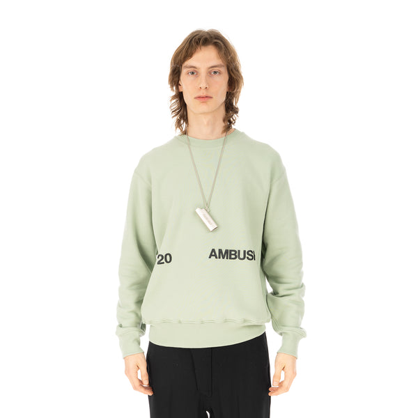AMBUSH | Logo Lighter Case Necklace Silver - Concrete