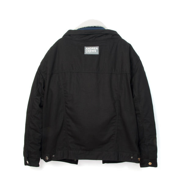 Andrea Crews Double Denim Jacket Blue - Concrete