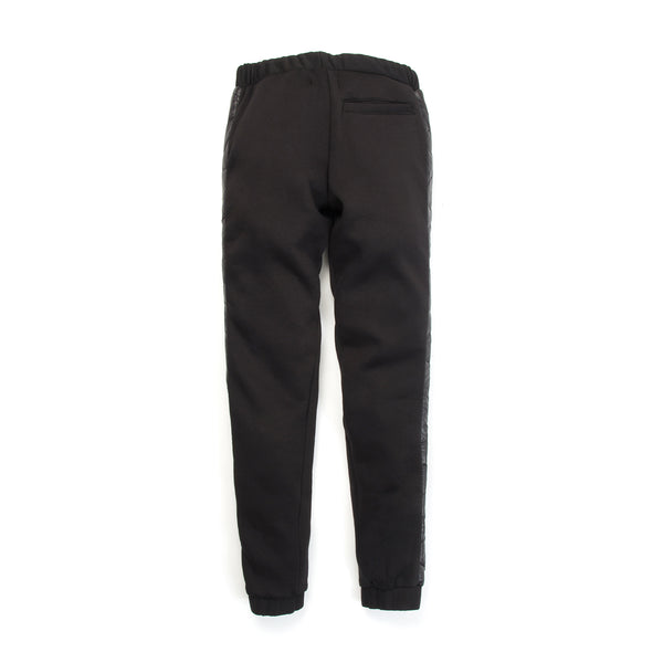 Andrea Crews Mixed-Padded Jogging Pants Black - Concrete