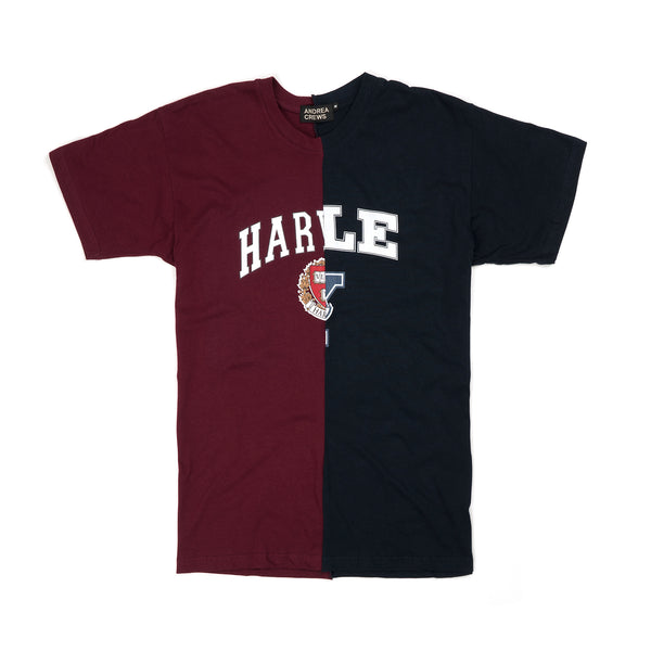 Andrea Crews 'Chimaera' 2-Pack T-Shirt Navy/Burgundy - Concrete