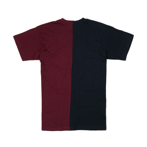 Andrea Crews 'Chimaera' 2-Pack T-Shirt Navy/Burgundy - Concrete