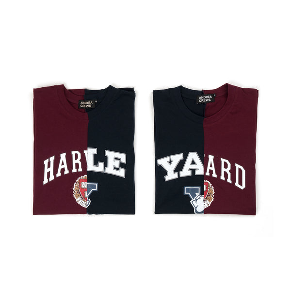 Andrea Crews 'Chimaera' 2-Pack T-Shirt Navy/Burgundy - Concrete