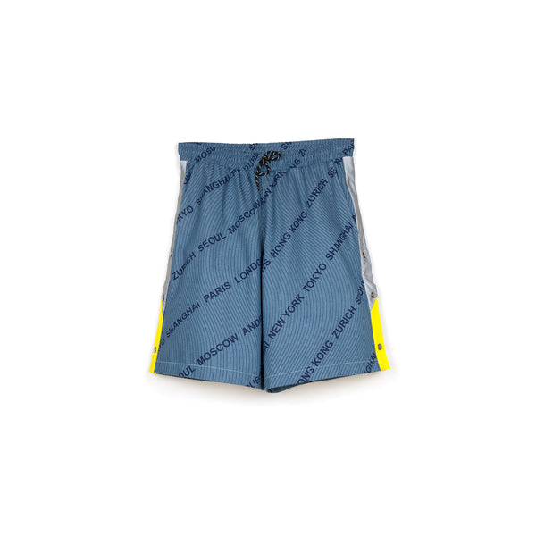 Andrea Crews 'Densho' Shorts Blue - Concrete