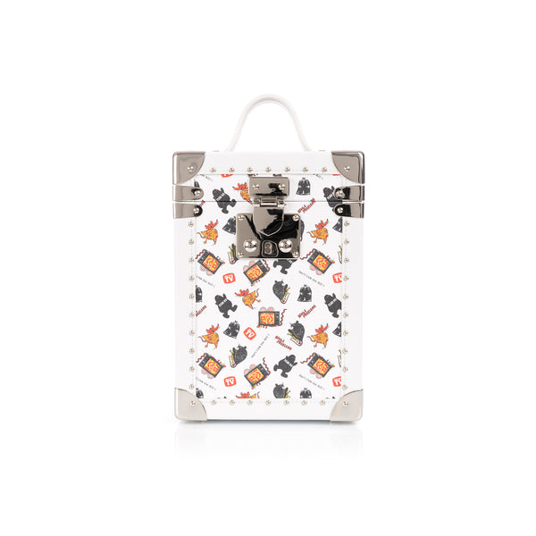 Poggy's Box | x Anonyme Trunk Cross Body White - Concrete