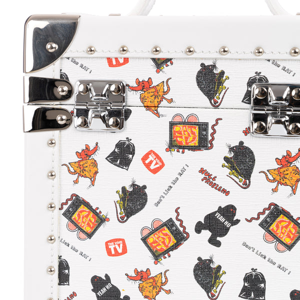 Poggy's Box | x Anonyme Trunk Cross Body White - Concrete
