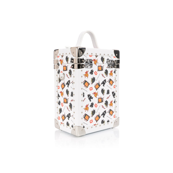 Poggy's Box | x Anonyme Trunk Cross Body White - Concrete