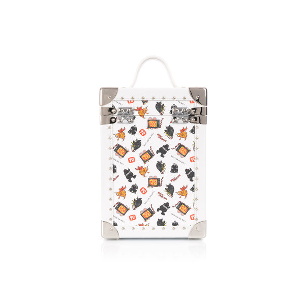 Poggy's Box | x Anonyme Trunk Cross Body White - Concrete