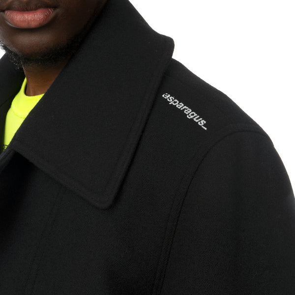 asparagus_ | Vest Coat Black - Concrete