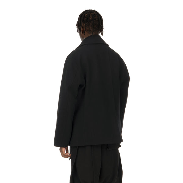 asparagus_ | Vest Coat Black - Concrete