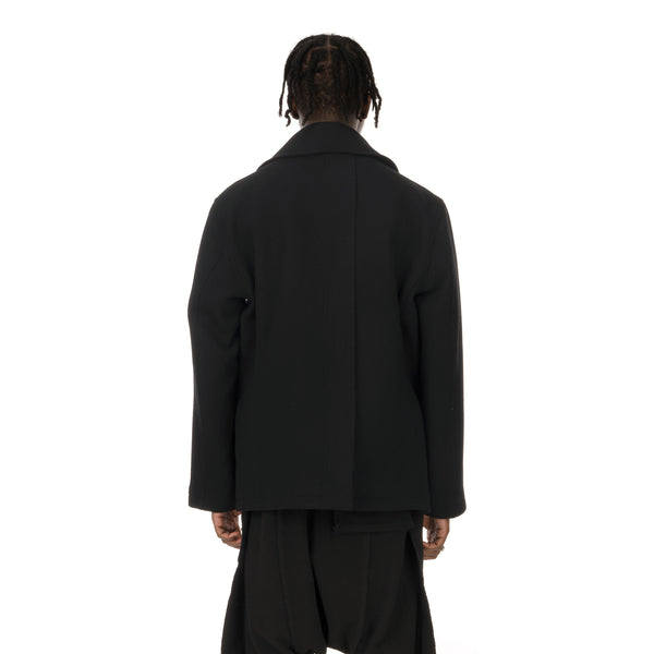asparagus_ | Vest Coat Black - Concrete