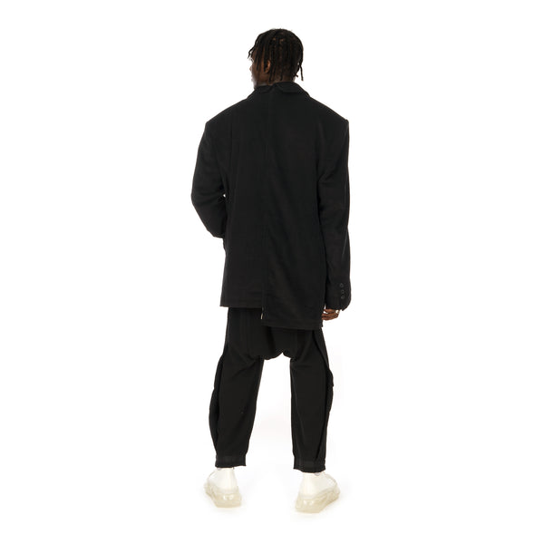 asparagus_ | Asymmetric Jacket Black - Concrete