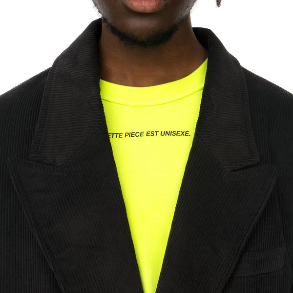 asparagus_ | Asymmetric Jacket Black - Concrete