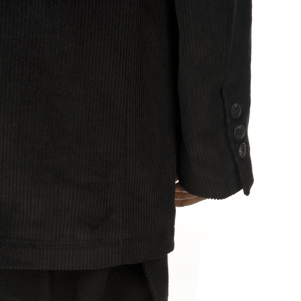 asparagus_ | Asymmetric Jacket Black - Concrete