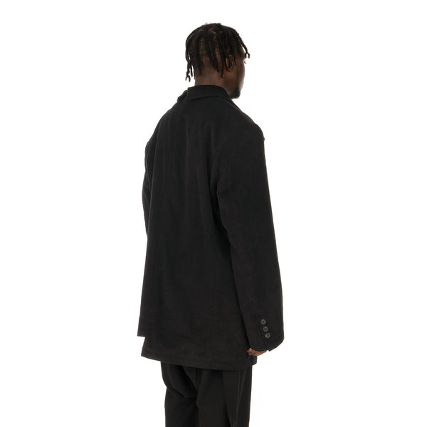 asparagus_ | Asymmetric Jacket Black - Concrete