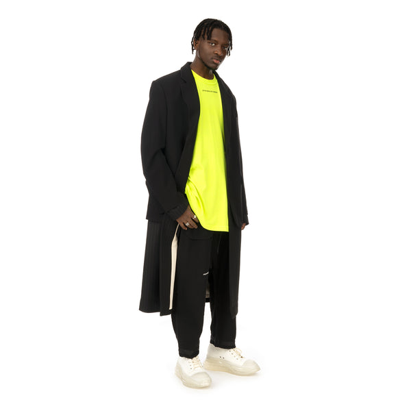 asparagus_ | Jacket Layered Coat Black - Concrete