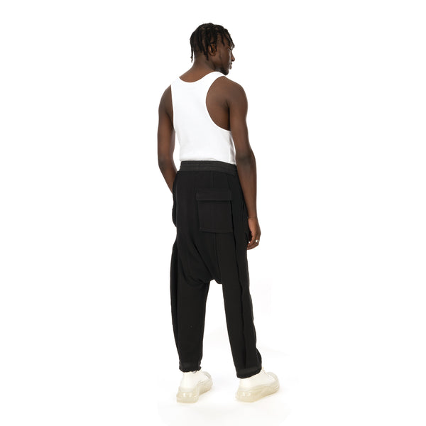 asparagus_ | Inside-Out Baggy Pants Black - Concrete