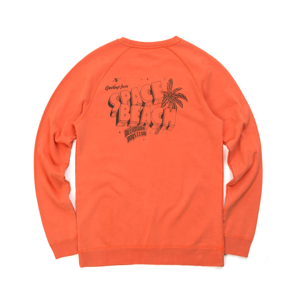 Billionaire Boys Club | Flying B Overdyed Crewneck Coral - Concrete