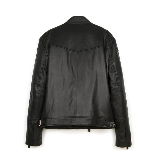 Billionaire Boys Club | Leather Wolfman Motorcycle Jacket Black - Concrete