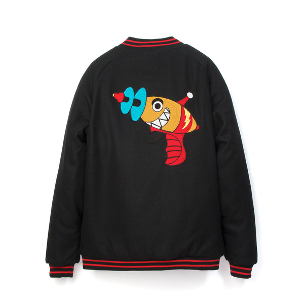 Billionaire Boys Club | Raygun Varsity Jacket Black - Concrete